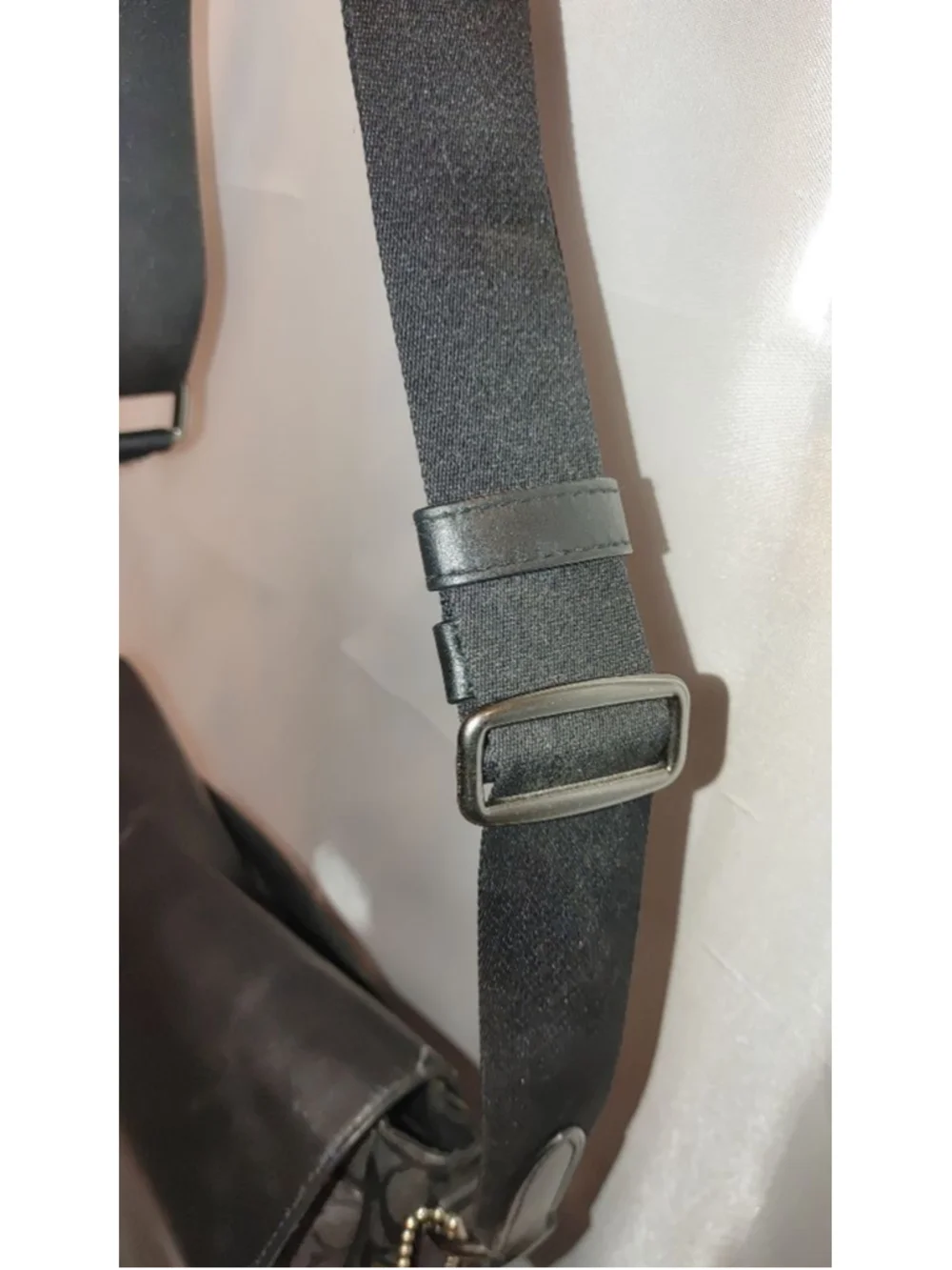 Coach Houston Map Bag in Signature Canvas